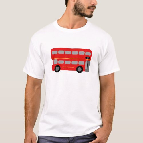 Red London Bus T_Shirt