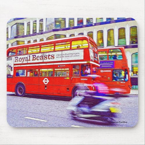 Red London Double_Decker Bus _ England UK Mouse Pad