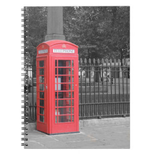 Red London Phonebox Notebook