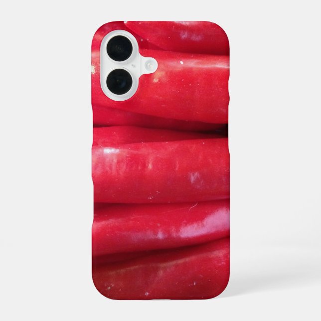 red long chillies iphone case (Back)