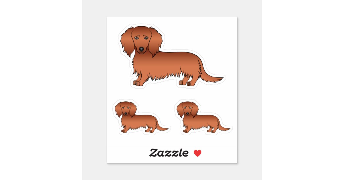 Dachshund Christmas Card Envelope Seals Stickers, The Smoothe Store