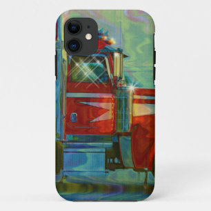 Red Lorry Freight Truck Driver's iPhone 5 Case