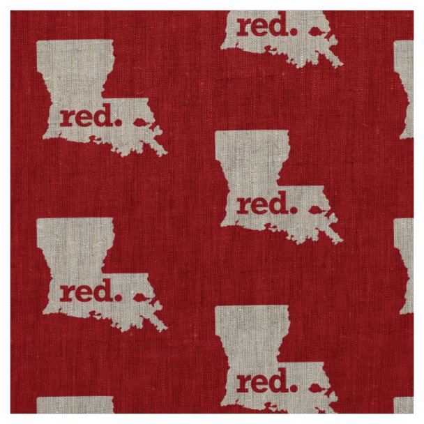 State of Louisiana Tartan Fabric | Zazzle