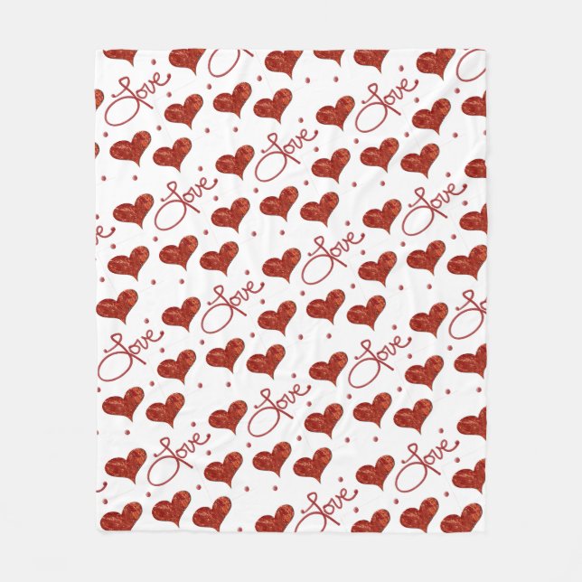 Red Love Blanket (Front)