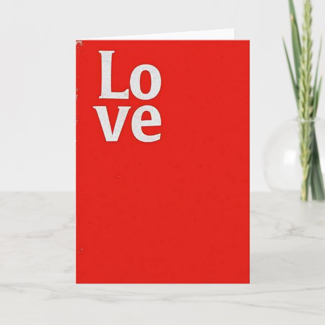 Red Love Card (Front)