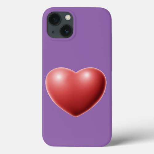 Red Love Heart Romantic Device Case