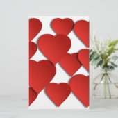 Red Love Hearts (Standing Front)