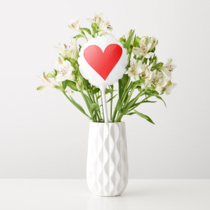 Red love hearts romance balloon