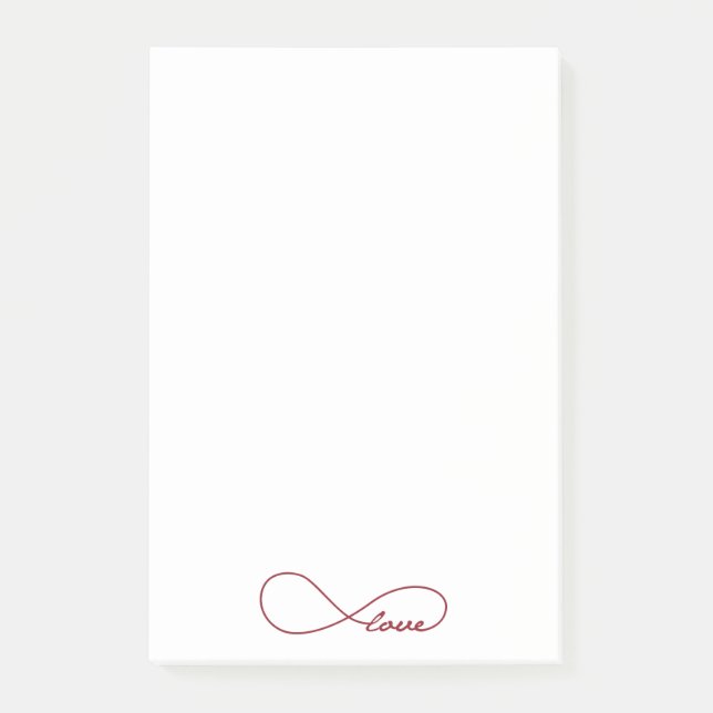 Red Love Infinity Notes (Front)