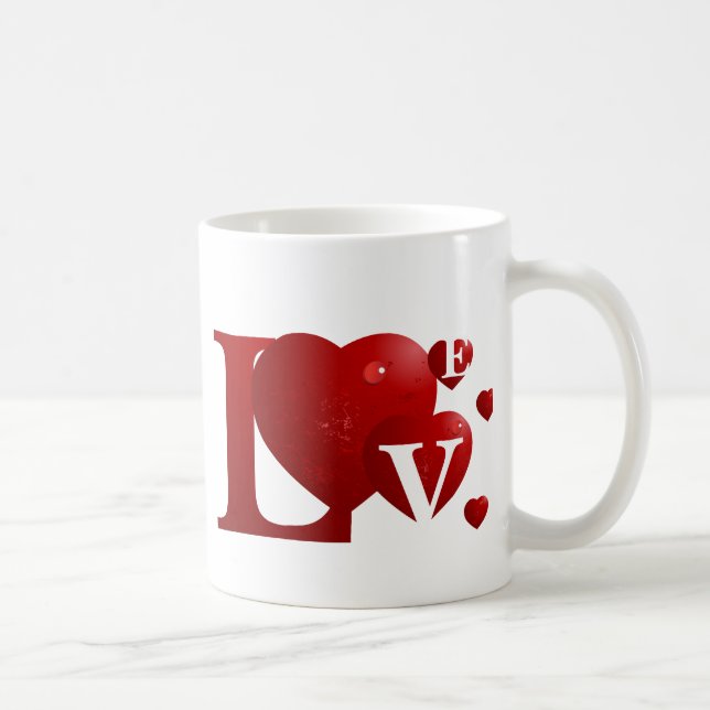 Red LOVE Mug (Right)