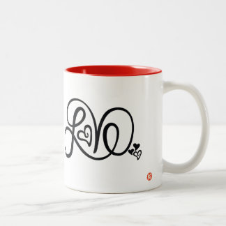 Red Love Mug w/ KP logo