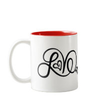 Red Love Mug w/ KP logo
