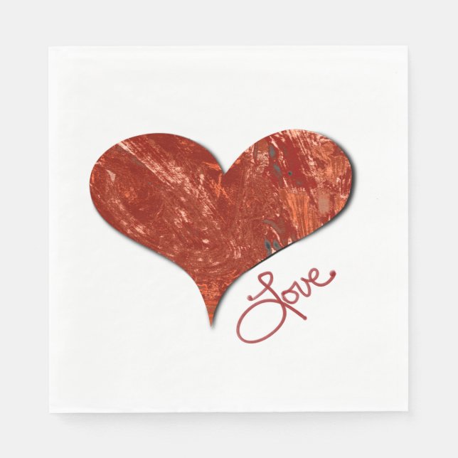 Red Love Napkin (Front)