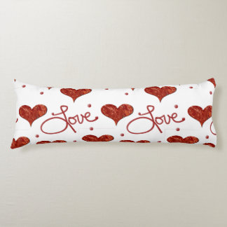 Red Love Pillow