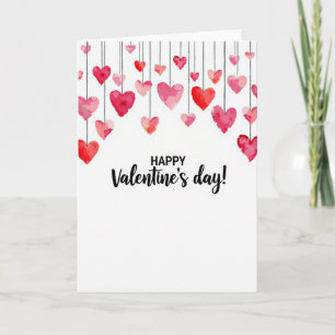Red Love Valentines Day Card