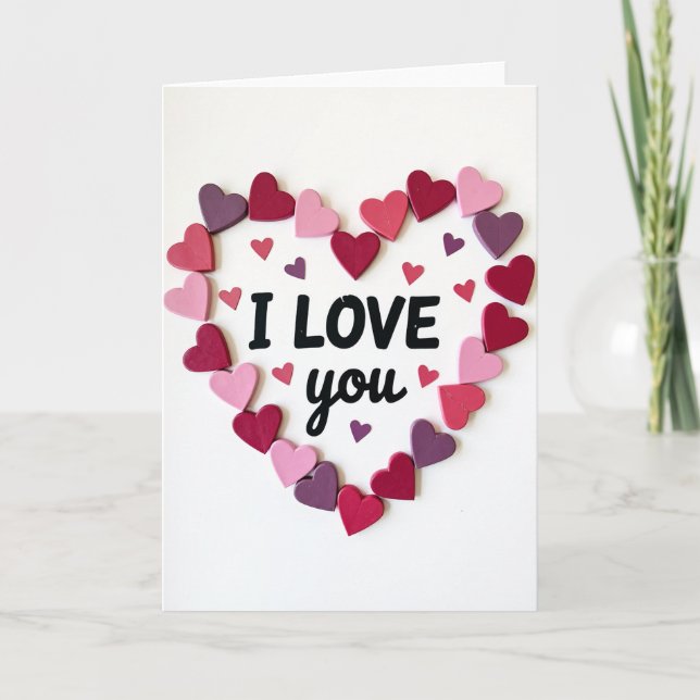 Red Loving Valentines Day Card (Front)