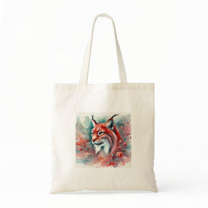 Red Lynx 010924AREF110 - Watercolor Tote Bag
