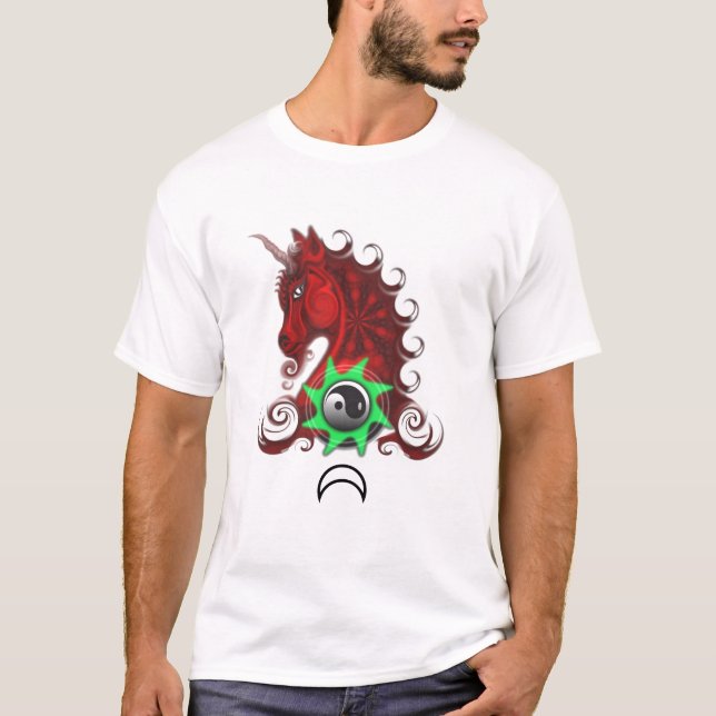 Red Magicallon Unicorn, F T-Shirt (Front)