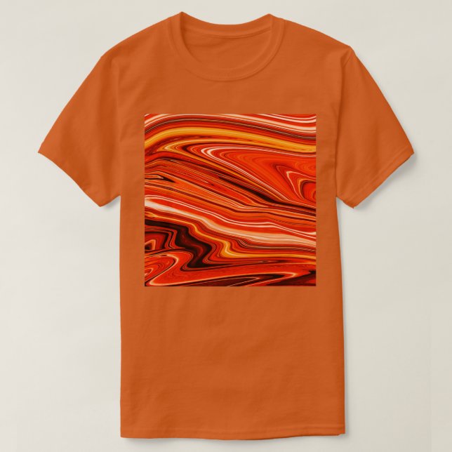 Red magmawave abstr T-Shirt (Design Front)