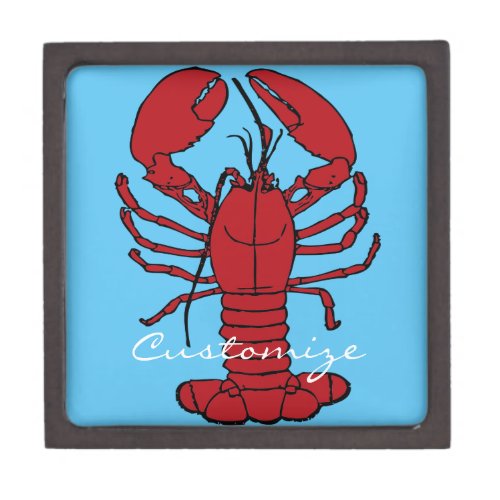Red Maine Lobster Thunder_Cove Gift Box