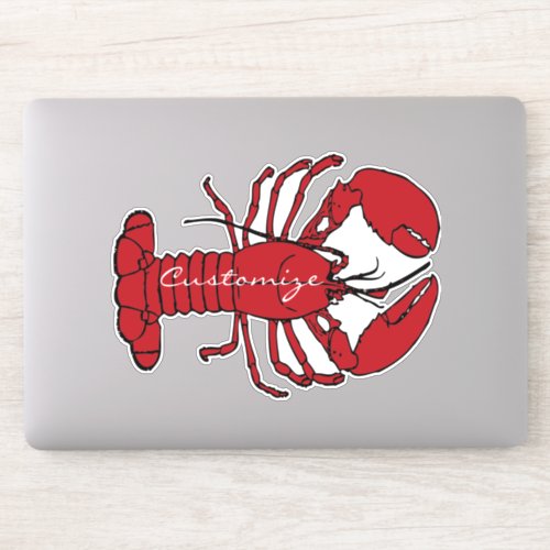 Red Maine Lobster Thunder_Cove Sticker