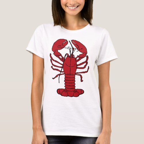 Red Maine Lobster Thunder_Cove T_Shirt