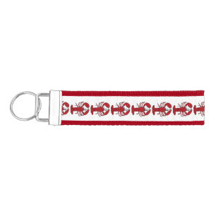 Red Maine Lobster Thunder_Cove Wrist Keychain