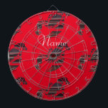 Red Maine Lobsters Thunder_Cove Dart Board<br><div class="desc">Maine lobster, personalize by adding your name or message</div>