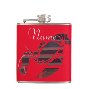 Red Maine Lobsters Thunder_Cove Flask