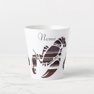 Red Maine Lobsters Thunder_Cove Latte Mug