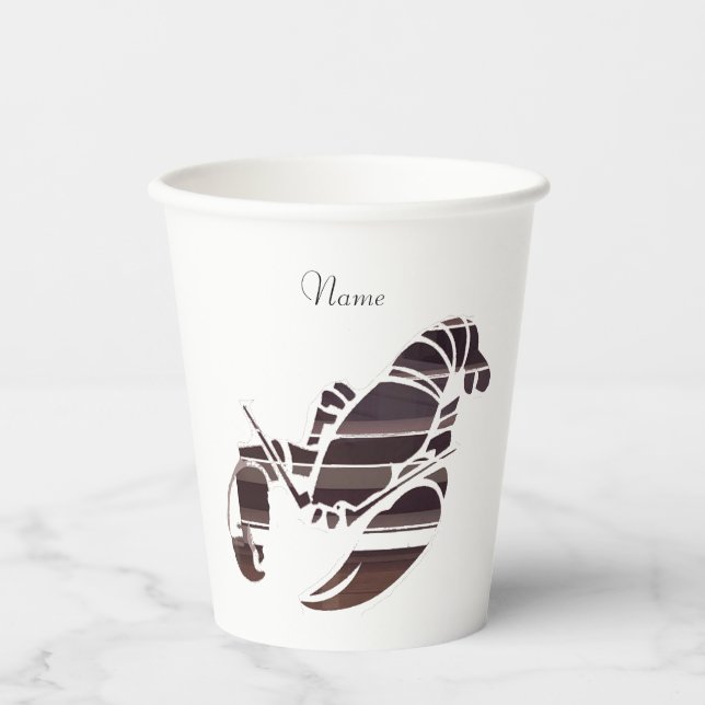 Red Maine Lobsters Thunder_Cove  Paper Cups (Front)