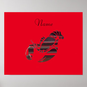 Red Maine Lobsters Thunder_Cove Poster