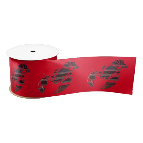 Red Maine Lobsters Thunder_Cove   Satin Ribbon