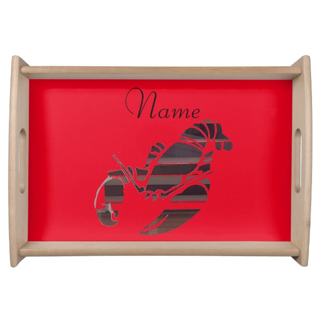 Red Maine Lobsters Thunder_Cove Serving Tray (Front)