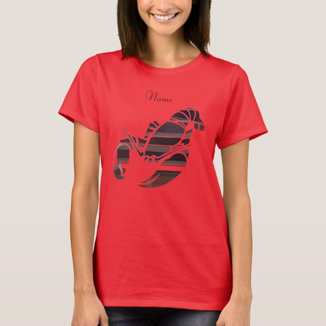 Red Maine Lobsters Thunder_Cove T-Shirt (Front)