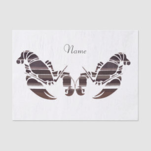 Red Maine Lobsters Thunder_Cove   Tissue Paper