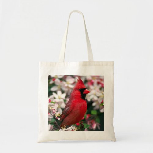 Red Male Cardinal Tote Bag