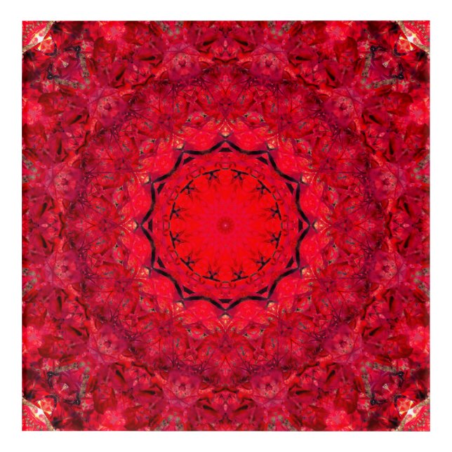 Red Mandala Art (Front)