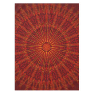 Red Mandala Tablecloth
