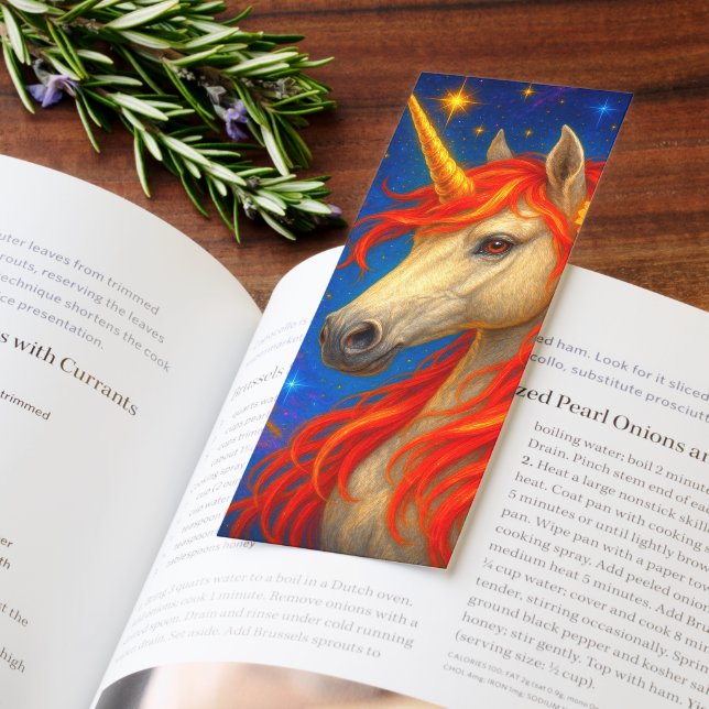 Red Maned Unicorn Bookmarks (Book)
