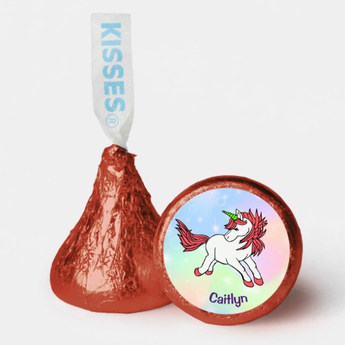 Red Maned Unicorn Design Hershey Kisses Hersheys Kisses