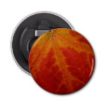 Red Maple Leaf Abstract Autumn Nature Photography Bottle Opener