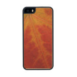 Red Maple Leaf Abstract Autumn Nature Photography Wood iPhone SE/5/5s Case