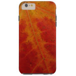 Red Maple Leaf Abstract Autumn Nature Photography Tough iPhone 6 Plus Case