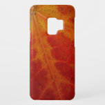 Red Maple Leaf Abstract Autumn Nature Photography Case-Mate Samsung Galaxy S9 Case