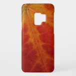 Red Maple Leaf Abstract Autumn Nature Photography Case-Mate Samsung Galaxy S9 Case