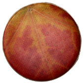 Red Maple Leaf Abstract Autumn Nature Photography Chocolate Covered Oreo (Front)