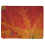 Red Maple Leaf Abstract Autumn Nature Photography Journal