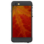 Red Maple Leaf Abstract Autumn Nature Photography LifeProof NÜÜD iPhone 6 Plus Case