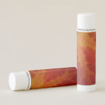 Red Maple Leaf Abstract Autumn Nature Photography Lip Balm